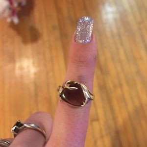 Large yellow gold ring. BEAUTIFUL